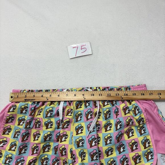 Buc-ee’s Women’s XXL Lined Running Shorts 3” Inseam Colorful Pink Athleisure - Picture 9 of 11